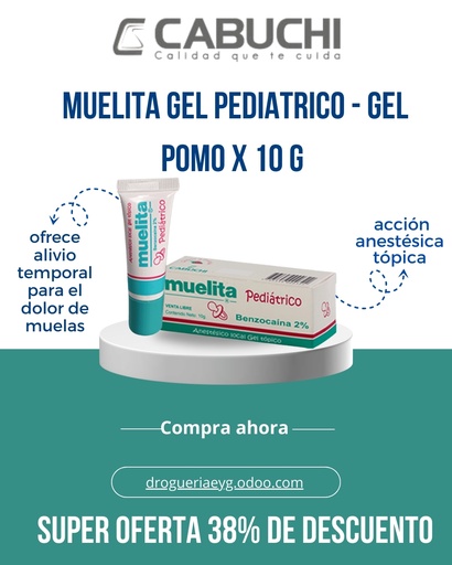 [AB42229] MUELITA GEL PEDIATRICO - gel pomo x 10 g - Cabuchi