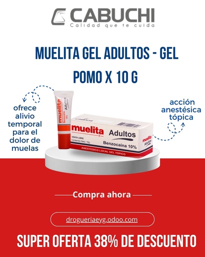 [AB42230] MUELITA GEL ADULTOS - gel pomo x 10 g - Cabuchi