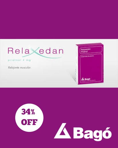 [AB44106] RELAXEDAN 4 - 4 mg comp.ran.x 15 - Bagó