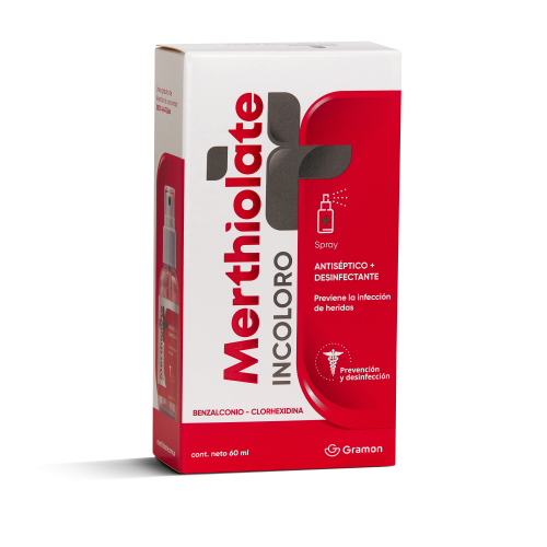 [AB46275] MERTHIOLATE NUEVA FORMULA - gotero incoloro x 60 ml - Laboratorio Gramon