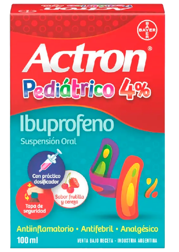 [AB46707] ACTRON PEDIATRICO ibuprofeno 4% - susp.oral x 100 ml - Bayer Consumer