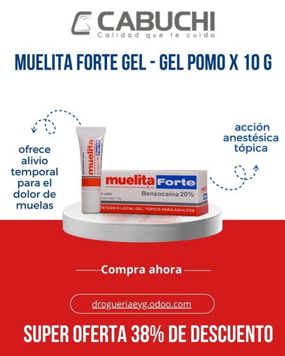 [AB47126] MUELITA FORTE GEL - gel pomo x 10 g - Cabuchi