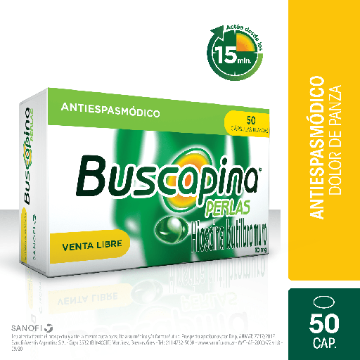[AB47457] BUSCAPINA PERLAS - cáps.blandas x 50 - Opella Healthcare Arg.