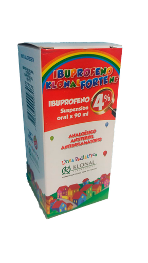 [AB47807] IBUPROFENO KLONAL FORTE - 4 g/100 ml susp.x 90 ml - Klonal