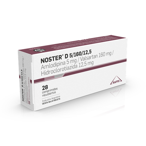 [AB49124] NOSTER D - 160/12.5/5 mg comp.x 28 - Raffo