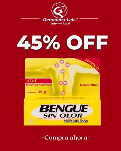 [AB49968] BENGUE SIN OLOR - gel x 35 g - Genomma Lab.