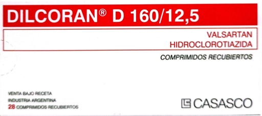 [AB50470] DILCORAN D - 160/12.5 mg comp.rec.x28 - Casasco
