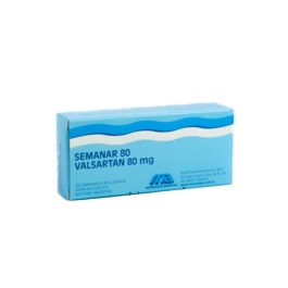 [AB50882] SEMANAR -VALSARTAN  80 mg comp.rec.x 28 - Microsules Arg.