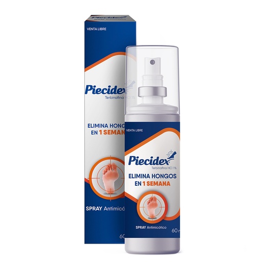 [AB52090] PIECIDEX SPRAY C/TERBINAFINA - spray x 60 ml - Genomma Lab.