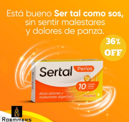 [AB54174] SERTAL PERLAS - cáps.blandas x 10 - Roemmers