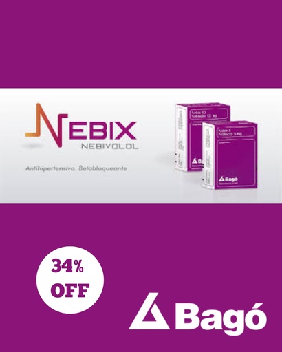 [AB54533] NEBIX 5 - 5 mg comp.x 30 - Bagó