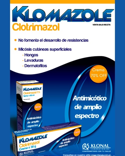 [AB54716] KLOMAZOLE - 1% cr.x 20 g - Klonal