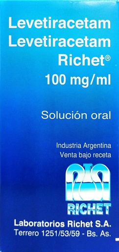 [AB54825] LEVETIRACETAM RICHET - 100 mg/ml susp.x 300 ml - Richet