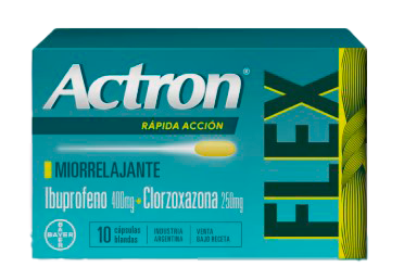 [AB55029] ACTRON FLEX - cáps.bl.x 10  Bayer Consumer