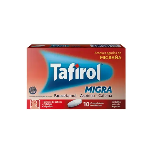 [AB55051] TAFIROL MIGRA - comp.x 10 - Genomma Lab.