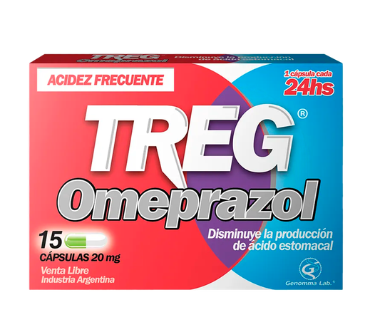[AB55564] TREG - 20 mg cáps.x 15 - Genomma Lab.
