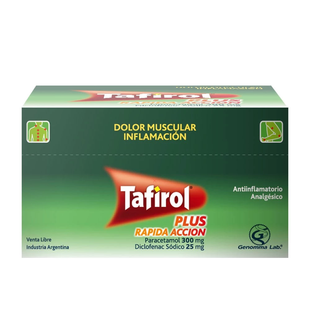 [AB55684] TAFIROL PLUS RAPIDA ACCION - exp.blíst.x 30 cáps. x 8 - Genomma Lab.