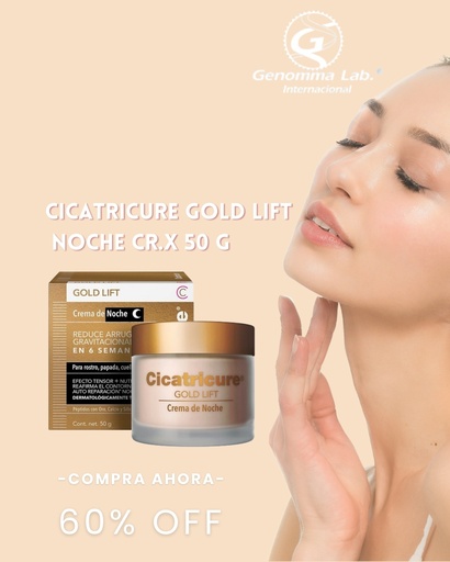 [AB56002] CICATRICURE GOLD LIFT - noche cr.x 50 g - Genomma Lab.
