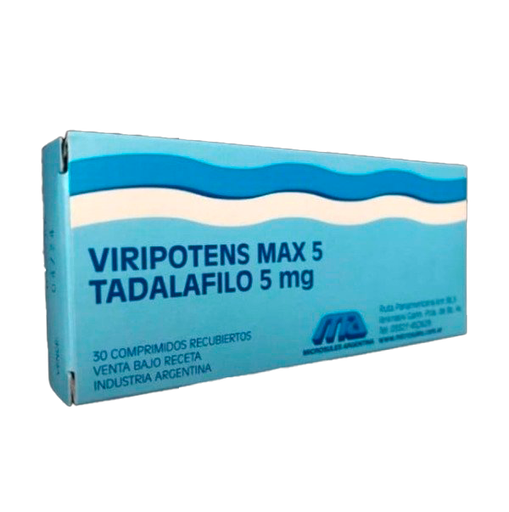 [AB56428] VIRIPOTENS MAX 5 - 5 mg comp.x 30 - Microsules Arg.