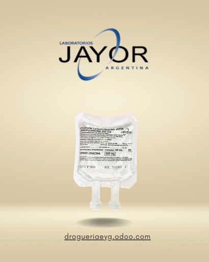 [AB58296] SOLUC. CIPROFLOXACINA JAYOR - 200 mg bolsa x 100 ml - Jayor