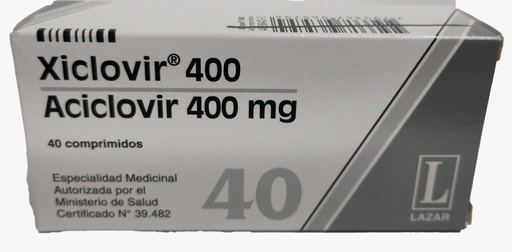 [AB59113] XICLOVIR - 400 mg comp. x 40 - Lazar T/A