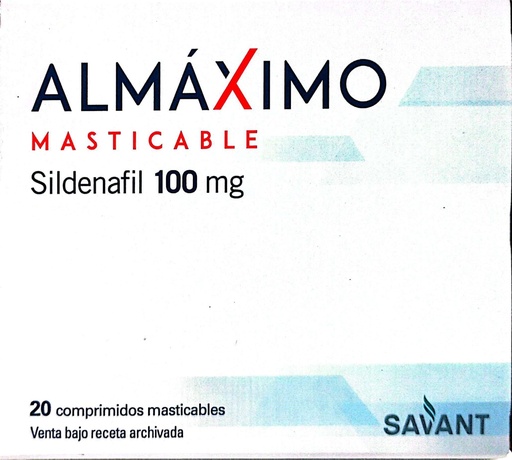 [AB60259] ALMAXIMO MASTICABLE - 100 mg comp.mast.x 20 - Savant Consumer