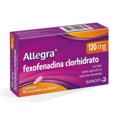 [AB60489] ALLEGRA - 120 mg comp.rec.x 10 - Opella Healthcare Arg.