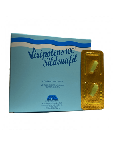 [AB60937] VIRIPOTENS  100 - 100 mg comp.rec.x 2 - Microsules Arg.