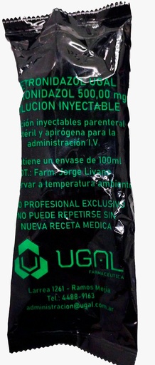 [AB57765] METRONIDAZOL UGAL - 500 mg sachet x1 x100 ml - Ugal Farmacéutica