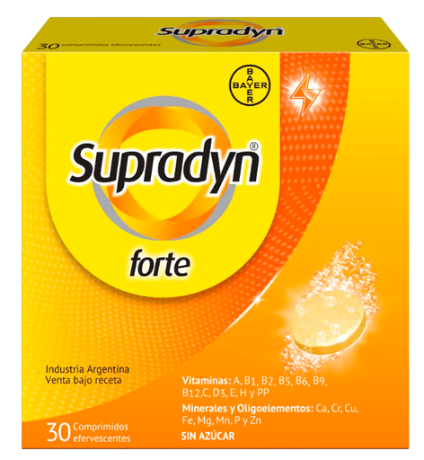 [AB59868] SUPRADYN FORTE X 30 COMP.EFERV.  - Bayer Consumer