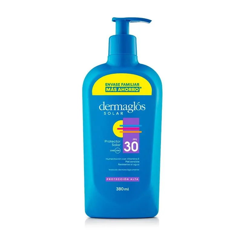 [AB61204] PROMOCIONAL DERMAGLÓS SOLAR F30 EM 380 ML - FPS30 emuls.fr. x 380 ml - Andrómaco