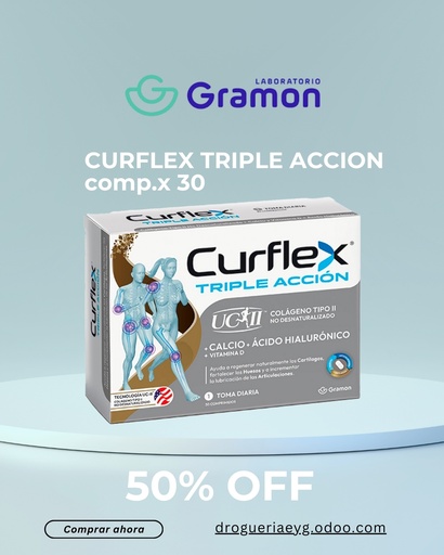 [AB61294] CURFLEX TRIPLE ACCION - comp.x 30 - Laboratorio Gramon