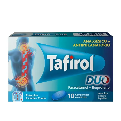 [AB61313] TAFIROL DUO - comp.blíster x 10 - Genomma Lab.