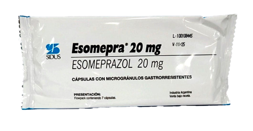 [AB61531] ESOMEPRA 20 MG - flowpack 20mg cáps.x7 - Sidus
