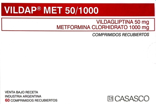 [AB61783] VILDAP MET - 50/1000 mg comp.rec.x 60 - Casasco