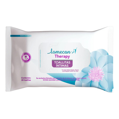 [AB62080] LOMECAN V THERAPY - toallitas x 20 - Genomma Lab.