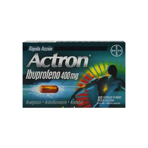 [AB62619] ACTRON RAPIDA ACCION - 400 mg cáps.x 10 - Bayer Consumer