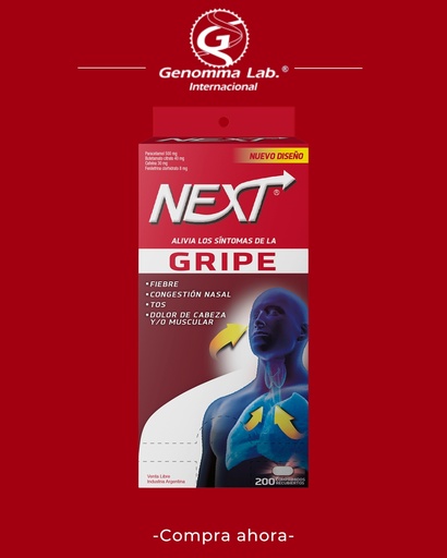 [AB62914] NEXT - exp. comp.x 200 - Genomma Lab.