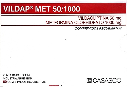[AB61783] VILDAP MET - 50/1000 mg comp.rec.x 60 - Casasco T/A