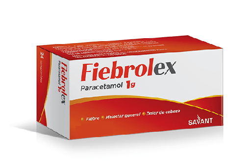 [11406] PARACETAMOL 1GR. X 8 COMP caja x 10 tiras Savant 