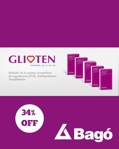 [AB3457] GLIOTEN 10 - 10 mg comp.x 30 - Bagó