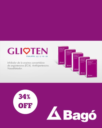 [AB3462] GLIOTEN 10 - 10 mg comp.x 60 - Bagó