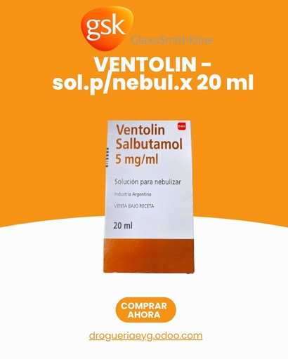[AB3909] VENTOLIN - sol.p/nebul.x 20 ml - GlaxoSmithKline Biopharma