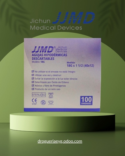 [12446] AGUJAS  40/12 (18 X 1 1/2) CAJ X 100 - JJMD 