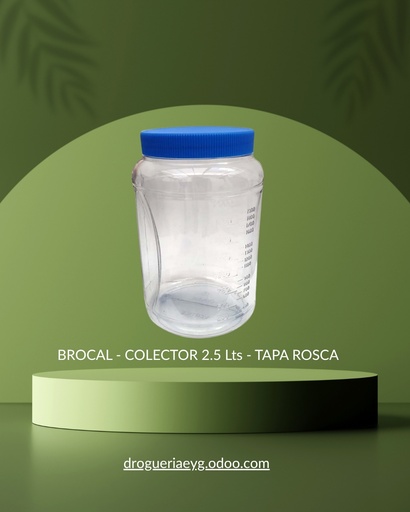 [10313] BROCAL - COLECTOR 2.5 Lts - TAPA ROSCA 
