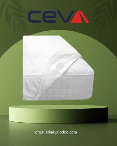 [12051] CUBRE COLCHON DE PVC 1 PLAZA ELASTIZADO 90 x 190 x 20 CM - CEVA