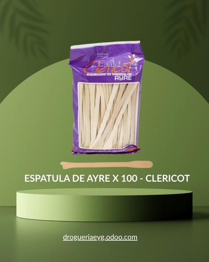 [11995] ESPATULA DE AYRE X 100 - CLERICOT 