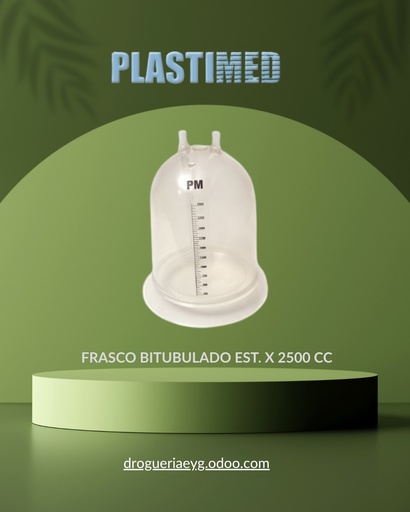 [12088] FRASCO BITUBULADO EST. X 2500 CC - PLASTIMED