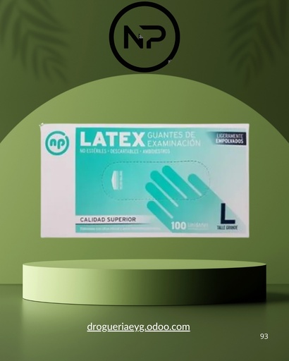 [10891] GUANTES DE LATEX - "TALLE L" - NP