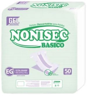 [12082] PAÑAL ADULTO C-GEL "EG" BASICO x 50  - NONISEC
